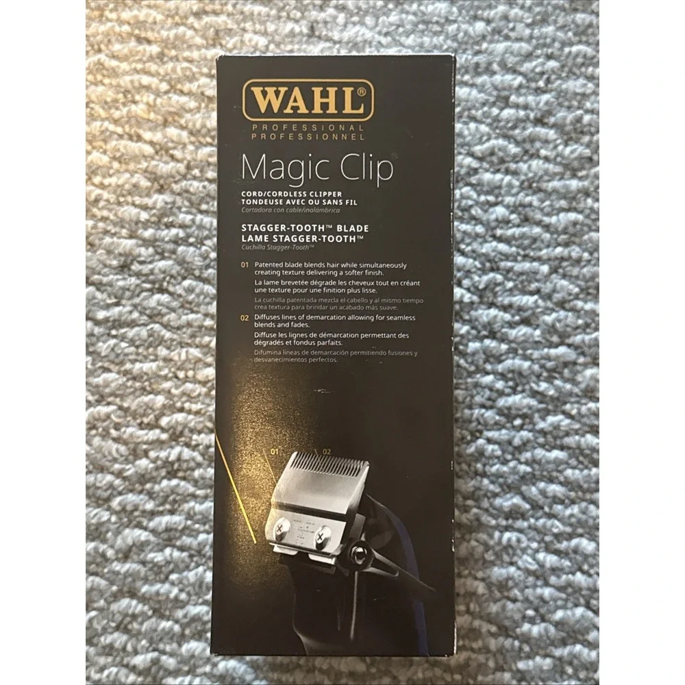 Wahl Professional 5 Star Limited Edition Magic Clip Cordless Clipper  Navy New